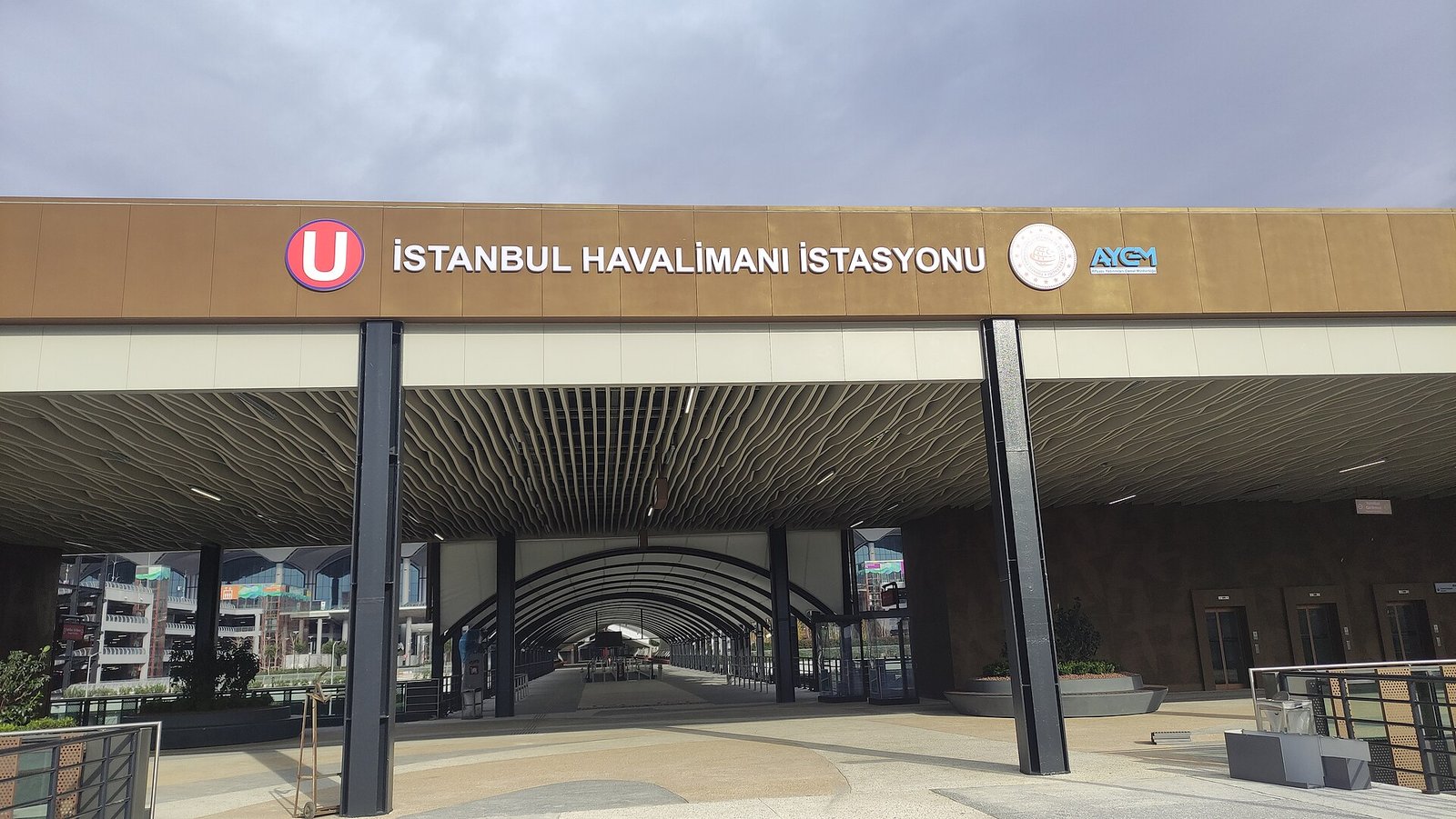 Een perron van de metro in Istanbul