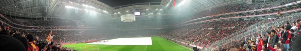 Het stadion van Galatasaray in het Ali Sami Yen sportcomplex